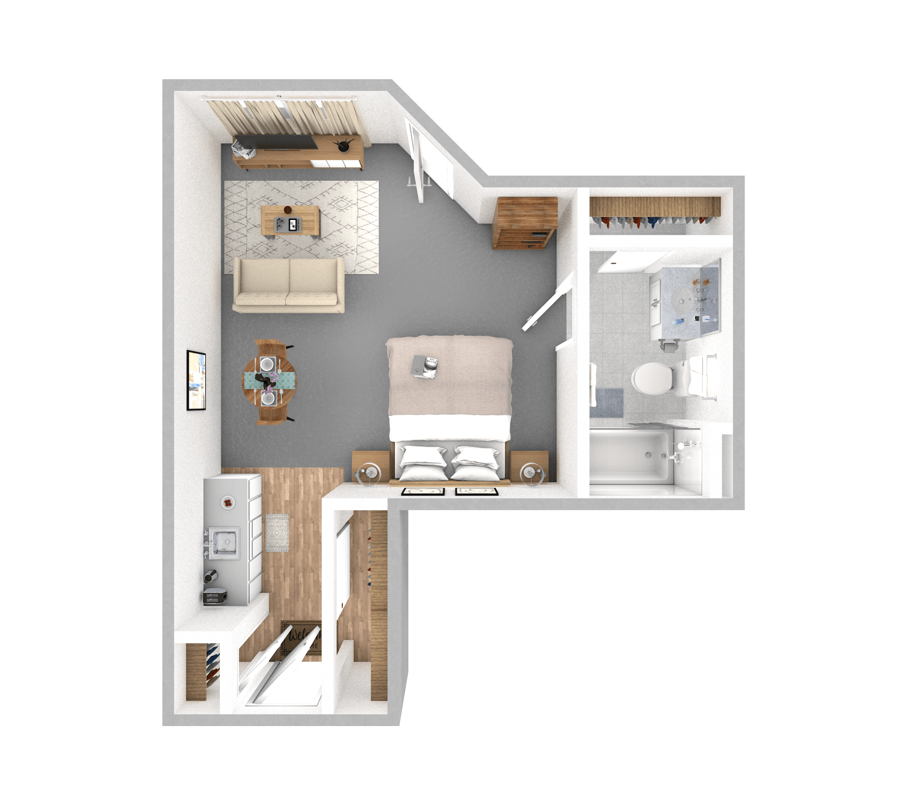 Suite | One Bathroom